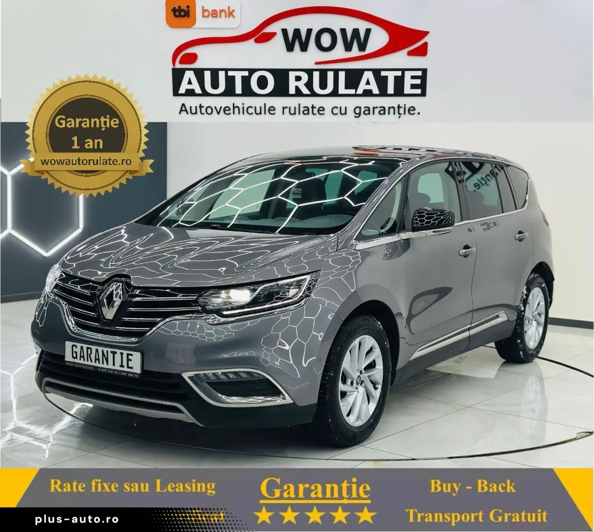RENAULT ESPACE 2016 1.6D E6 Garantie 12 Luni Rate AVans 0 Do
