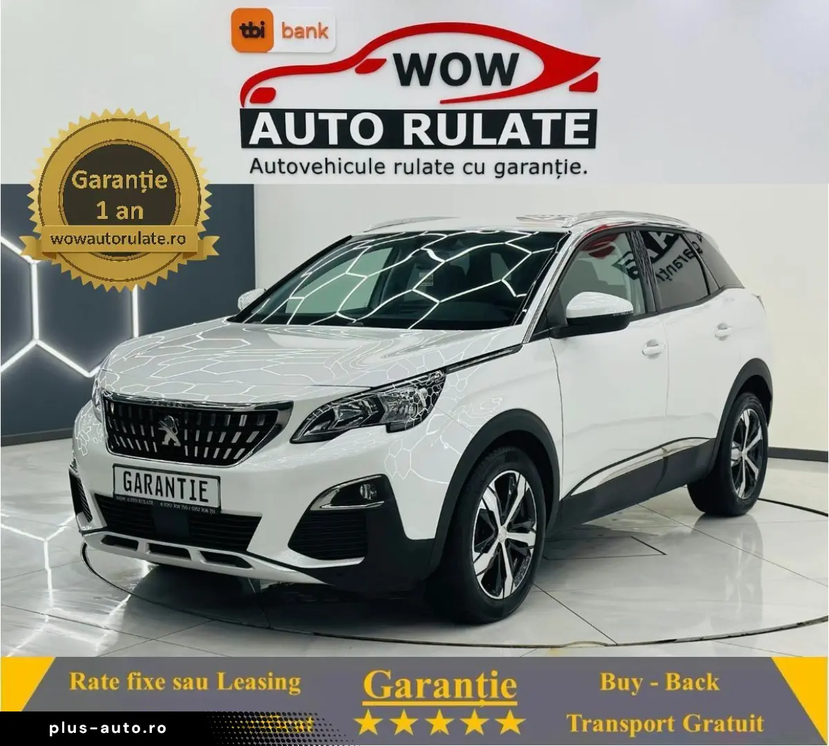 PEUGEOT 3008 2017 1.2i E6 Garantie 12 Luni Rate Avans 0 Doar