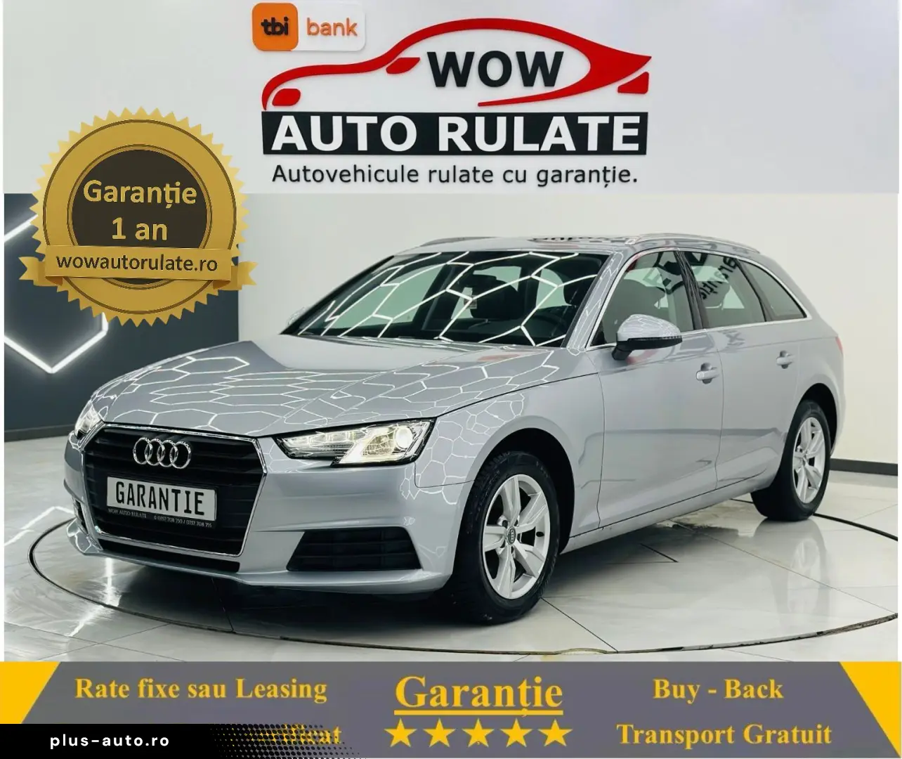 AUDI A4 2016 2.0D E6 Garantie  12 Luni Rate Avans 0 Doar Cu