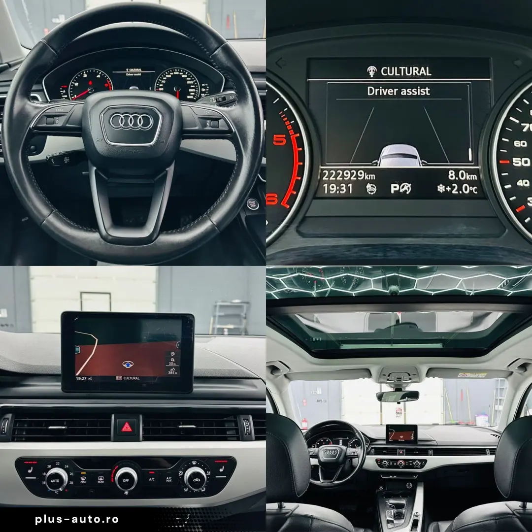 AUDI A4 2016 2.0D E6 Garantie  12 Luni Rate Avans 0 Doar Cu