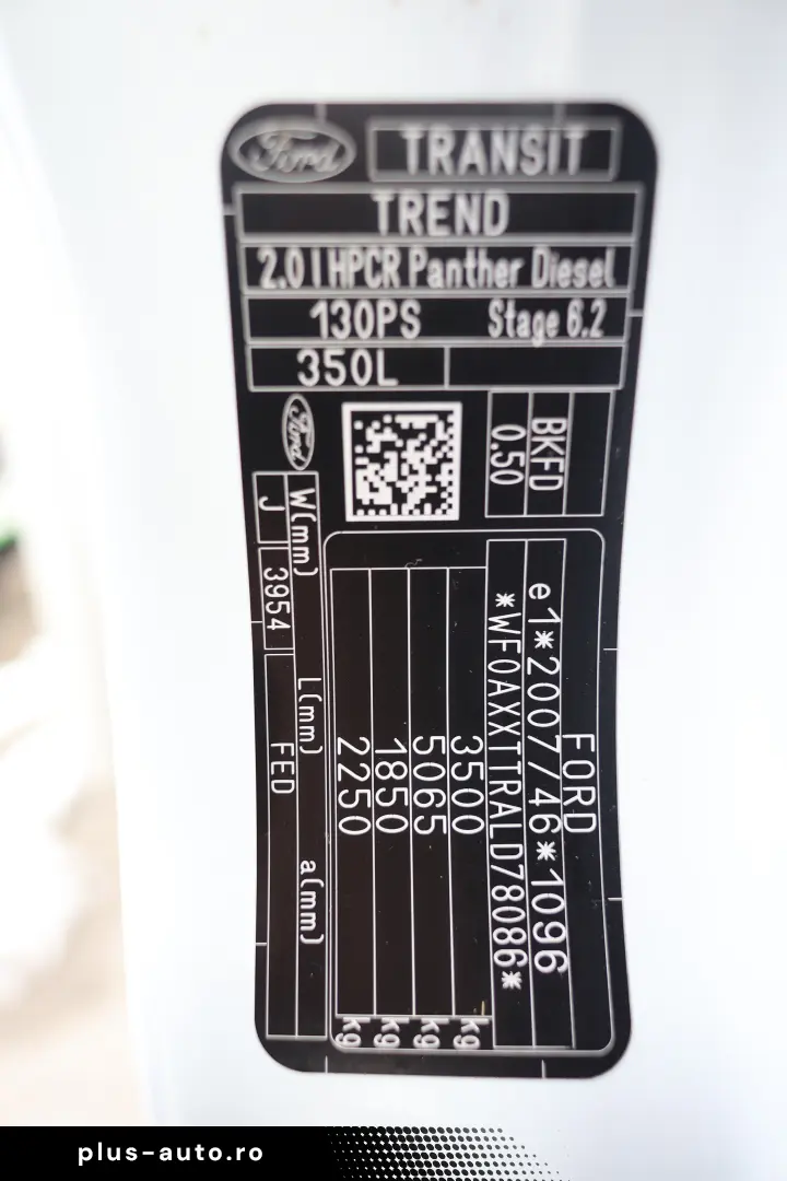 Ford Transit Koffer L4 MHEV 2.0D 130CP