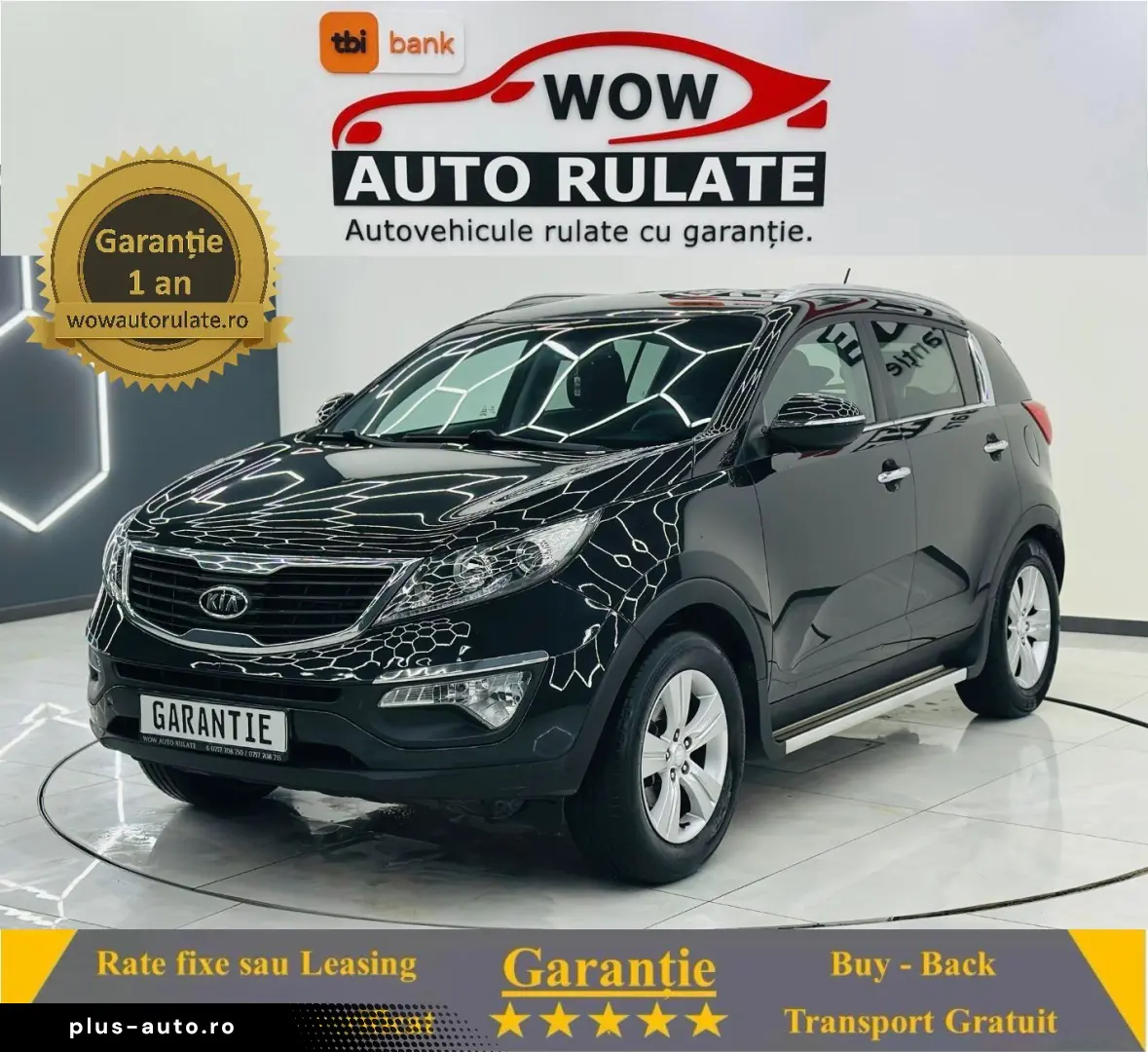 KIA SPORTAGE 2012 1.6i E5 Garantie 12 Luni Rate Avans  0 Doa