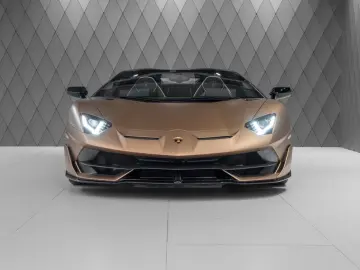 LAMBORGHINI Aventador SVJ Roadster MATT GOLD CARBON WARRANTY