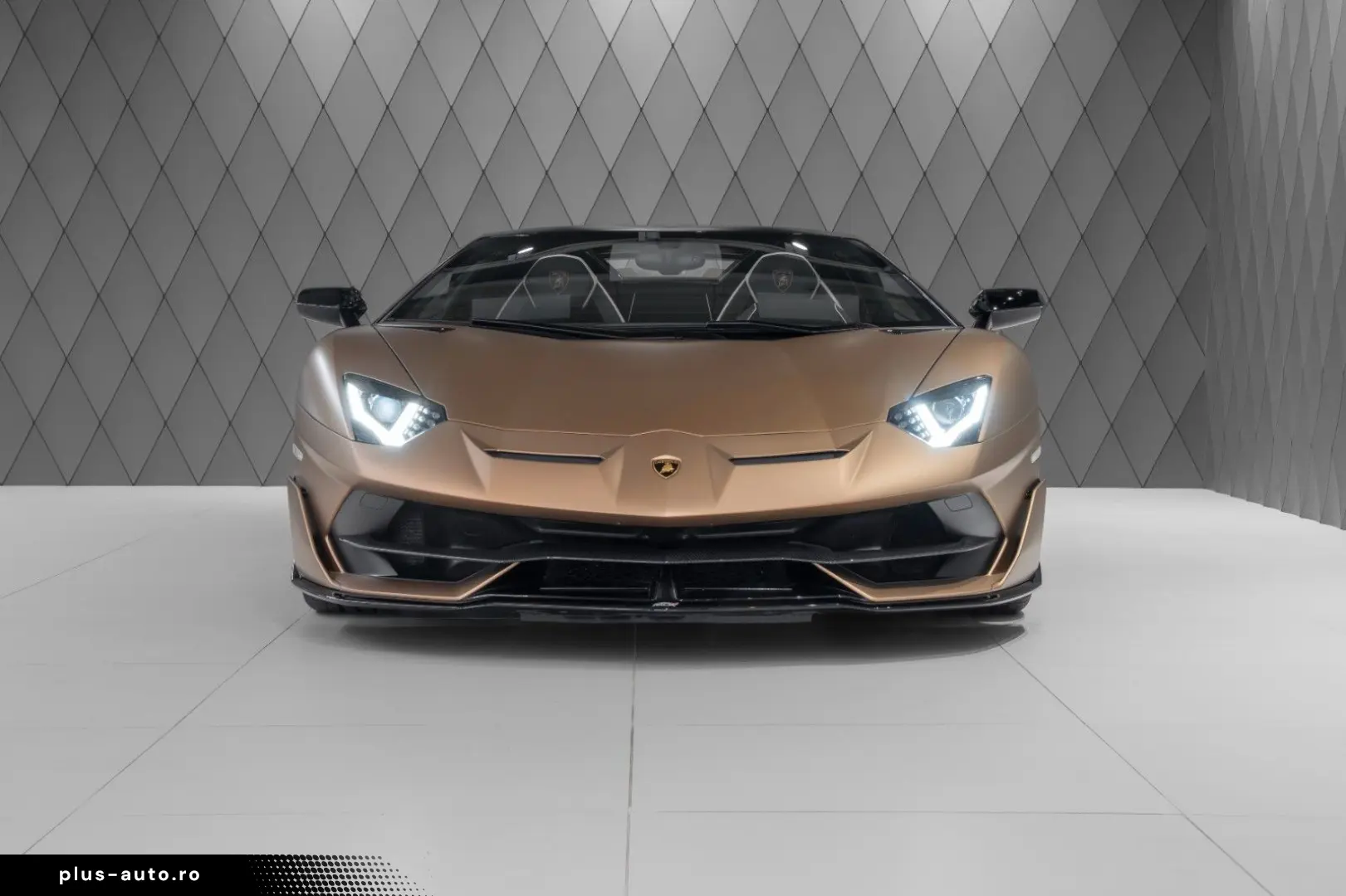 LAMBORGHINI Aventador SVJ Roadster MATT GOLD CARBON WARRANTY