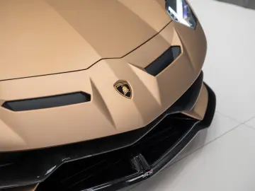 LAMBORGHINI Aventador SVJ Roadster MATT GOLD CARBON WARRANTY