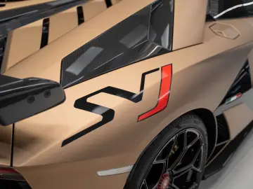 LAMBORGHINI Aventador SVJ Roadster MATT GOLD CARBON WARRANTY