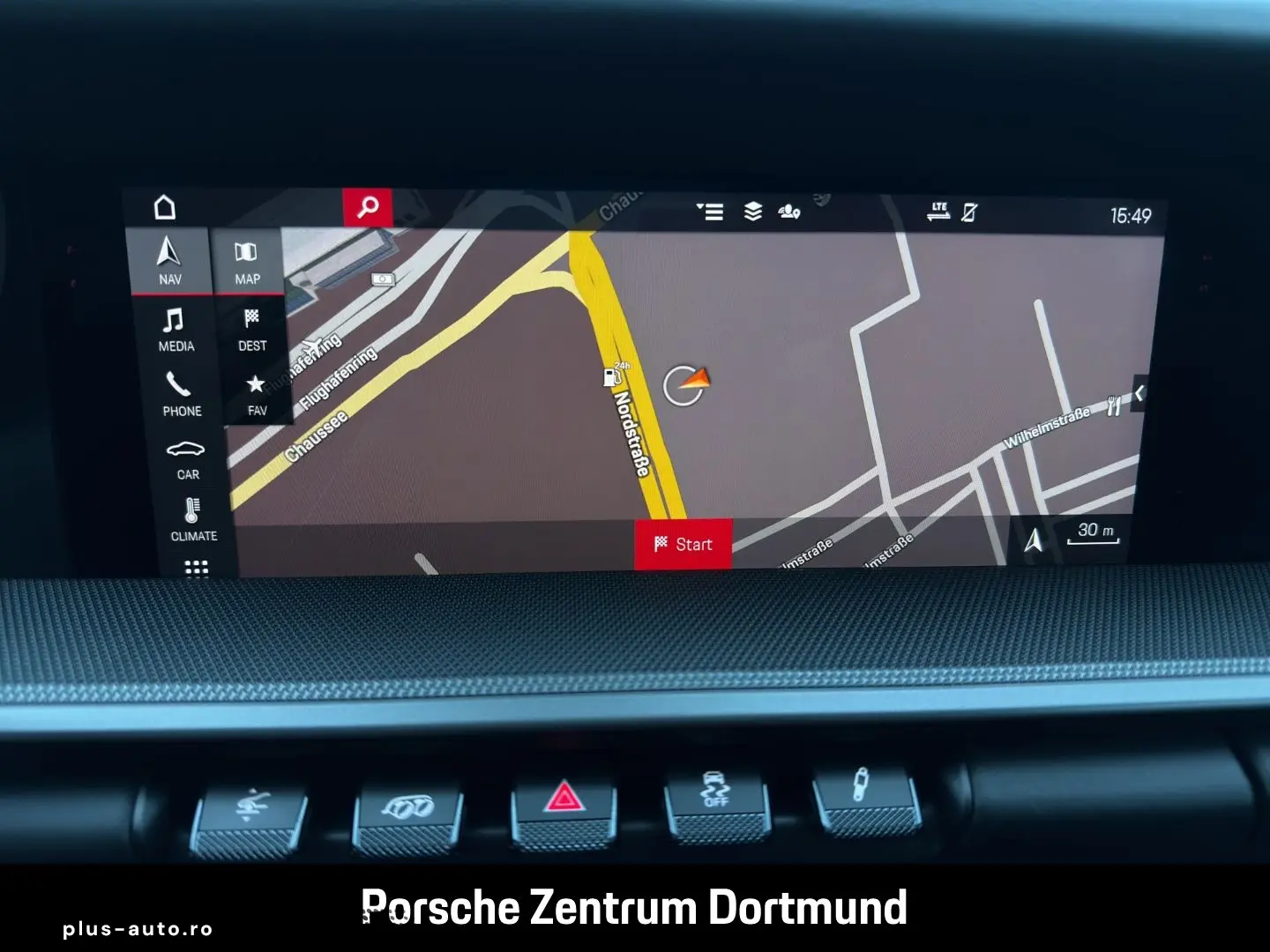 PORSCHE 992 911 Carrera 4 Liftsystem-VA Nachtsicht