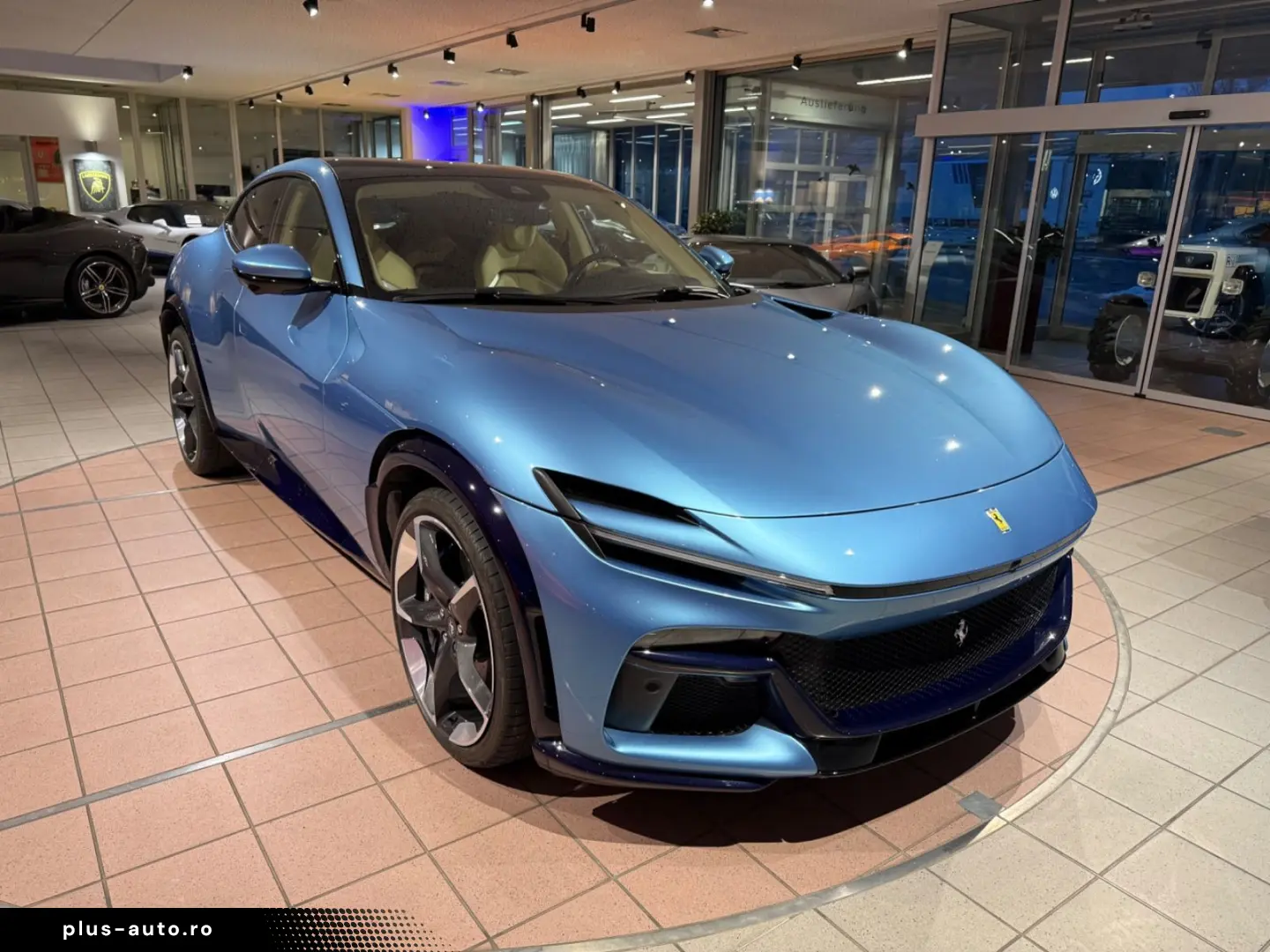 FERRARI Purosangue V12 FULL-CARBON-BLUE PANORAMA