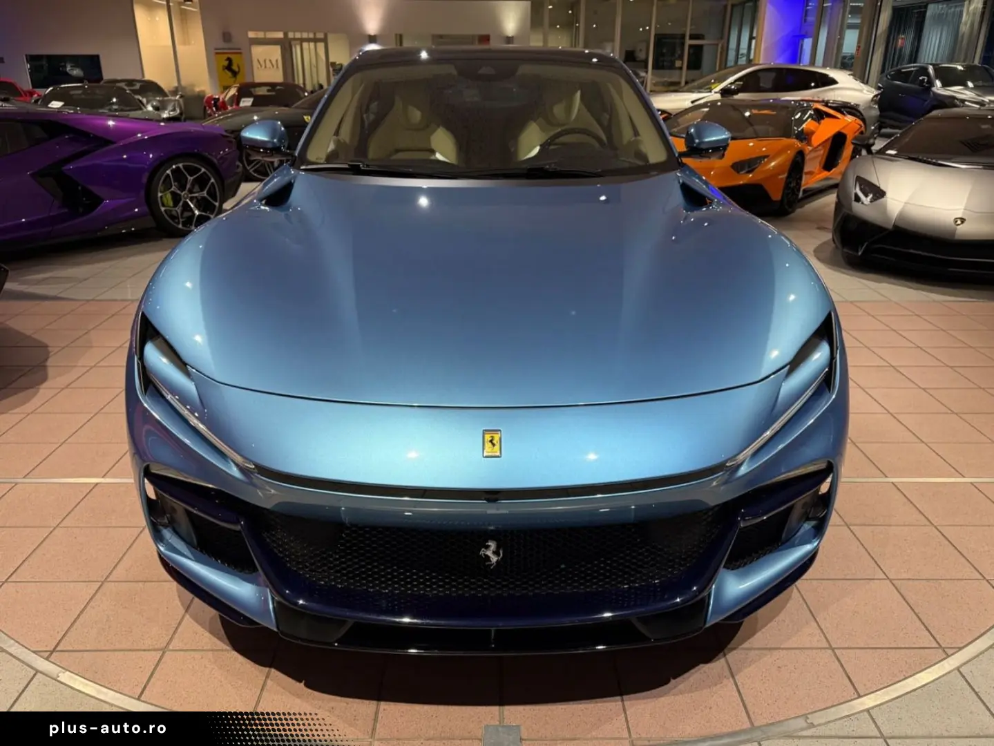 FERRARI Purosangue V12 FULL-CARBON-BLUE PANORAMA