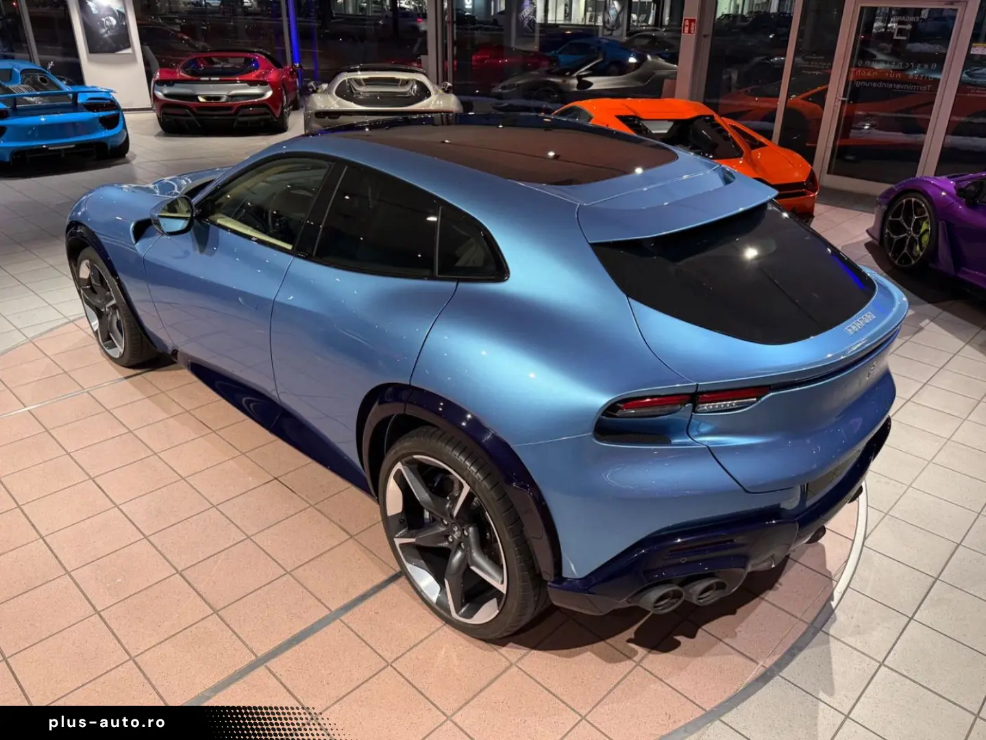 FERRARI Purosangue V12 FULL-CARBON-BLUE PANORAMA