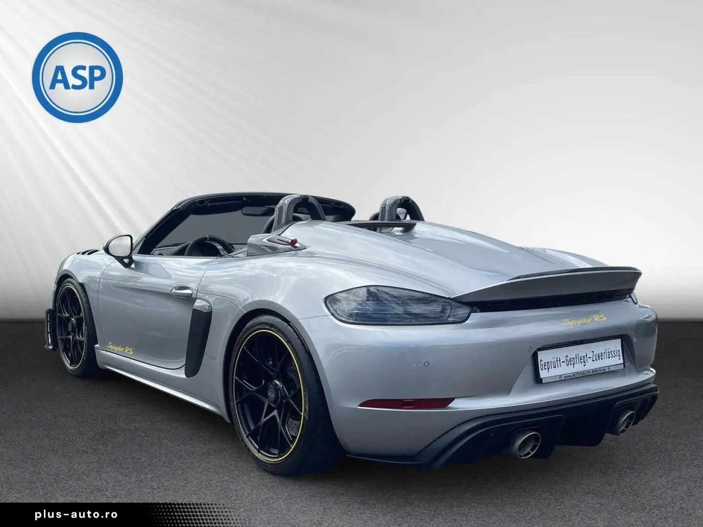 PORSCHE 718 Spyder RS WEISSACH CARBON SPORT-CHRONO LIFT