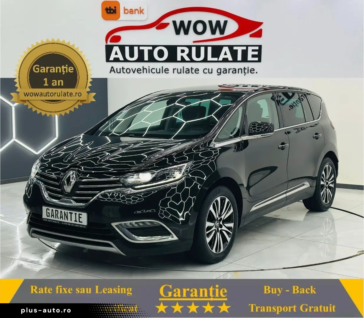 RENAULT ESPACE 2016 1.6D E6 Garantie 12 Luni Rate Avans 0 Do