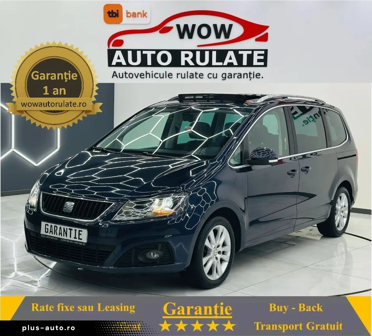 SEAT ALHAMBRA 2014 2.0D E5 7 Locuri Garantie 12 Luni Rate Av