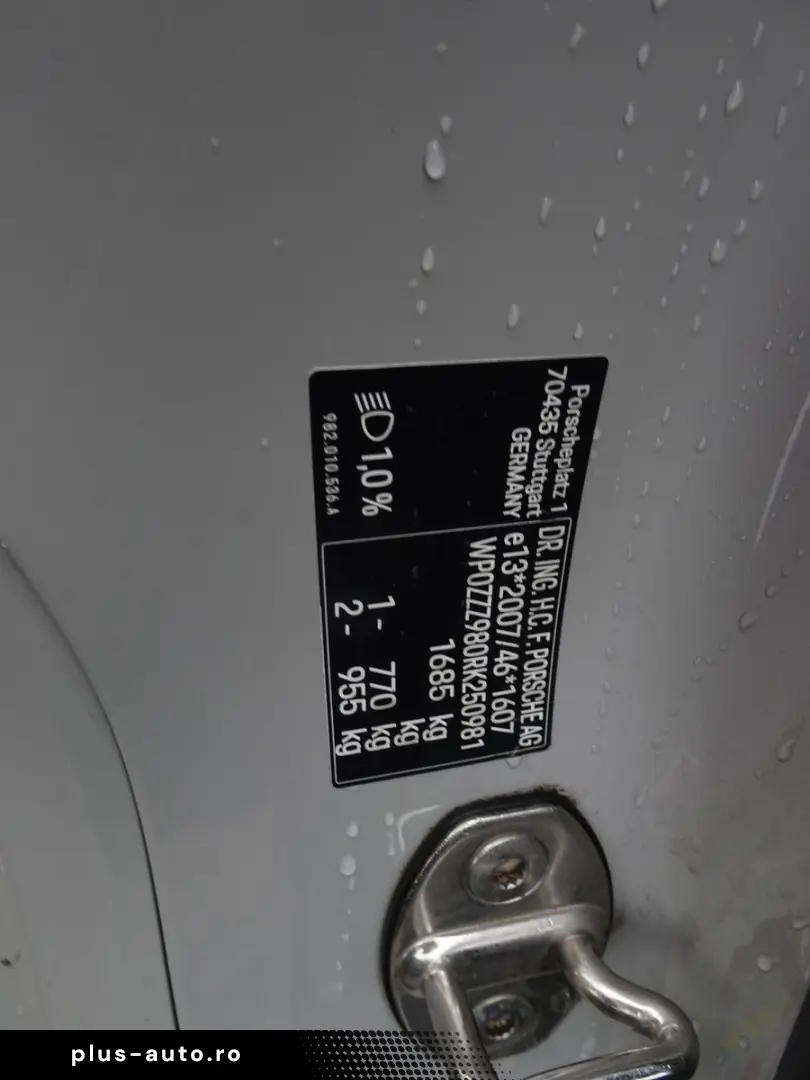 PORSCHE Cayman 718 SportChrono Leder