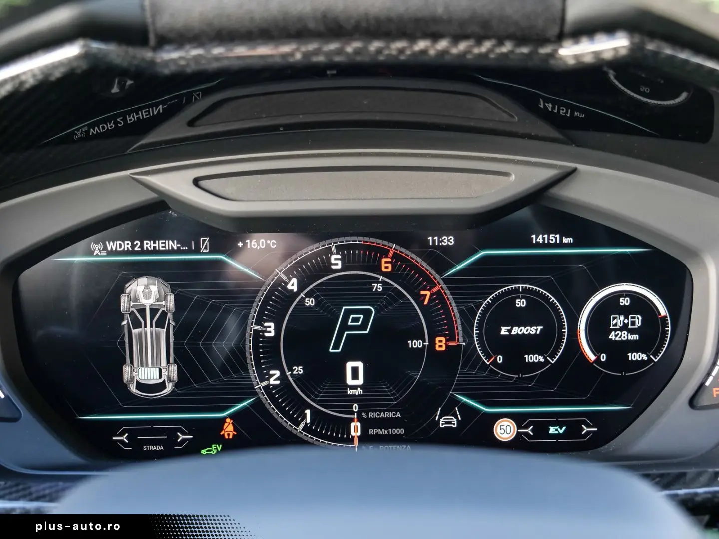 LAMBORGHINI Urus SE Verde Selvans  Big Interior Carbon Pack