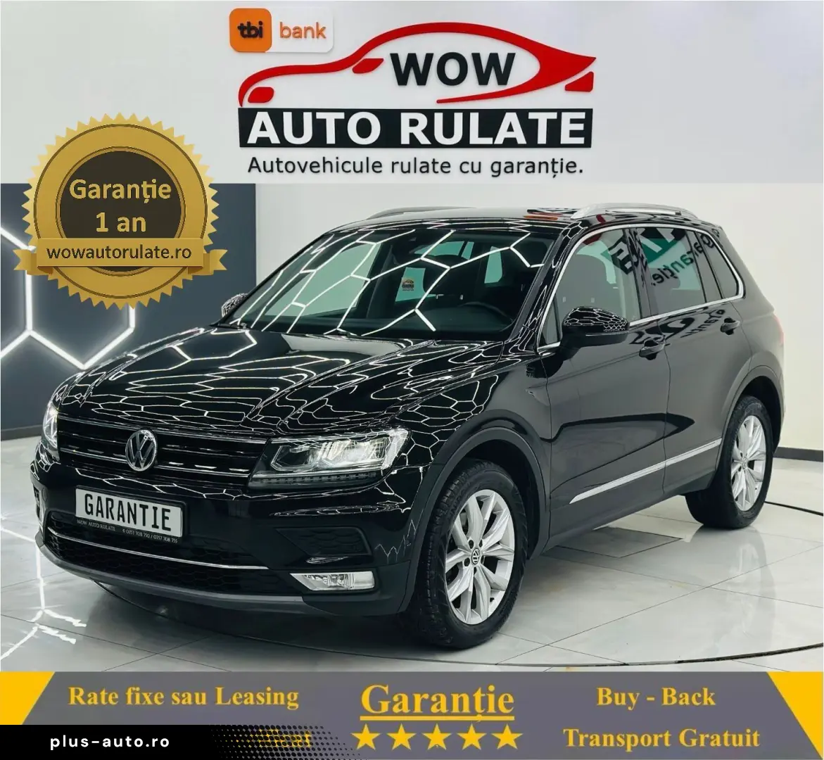 VOLKSWAGEN TIGUAN 2017 2.0D E6 4X4 Garantie 12 Luni Rate Ava