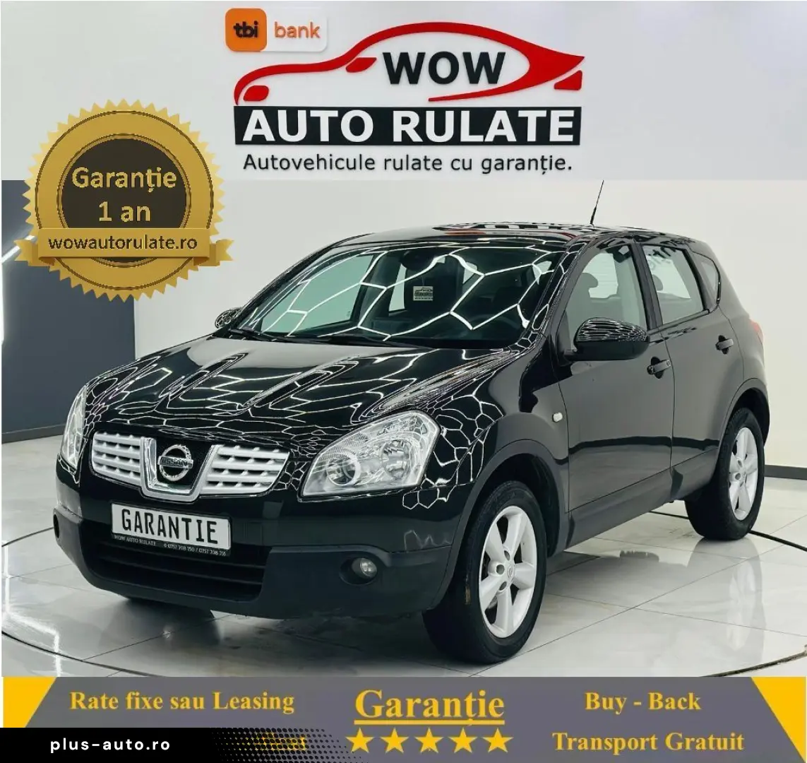 NISSAN Qashqai 2007 2.0i E4 Garantie 12 Luni Rate Avans 0 Do