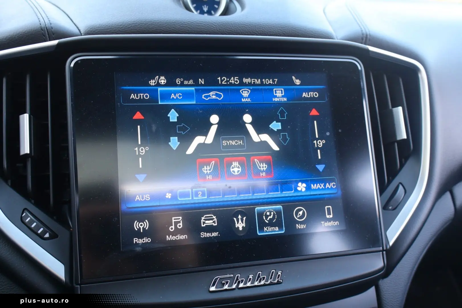 MASERATI Ghibli S Q4 V6 3.0L TROFEO OPTIK CARPLAY H&K RFK