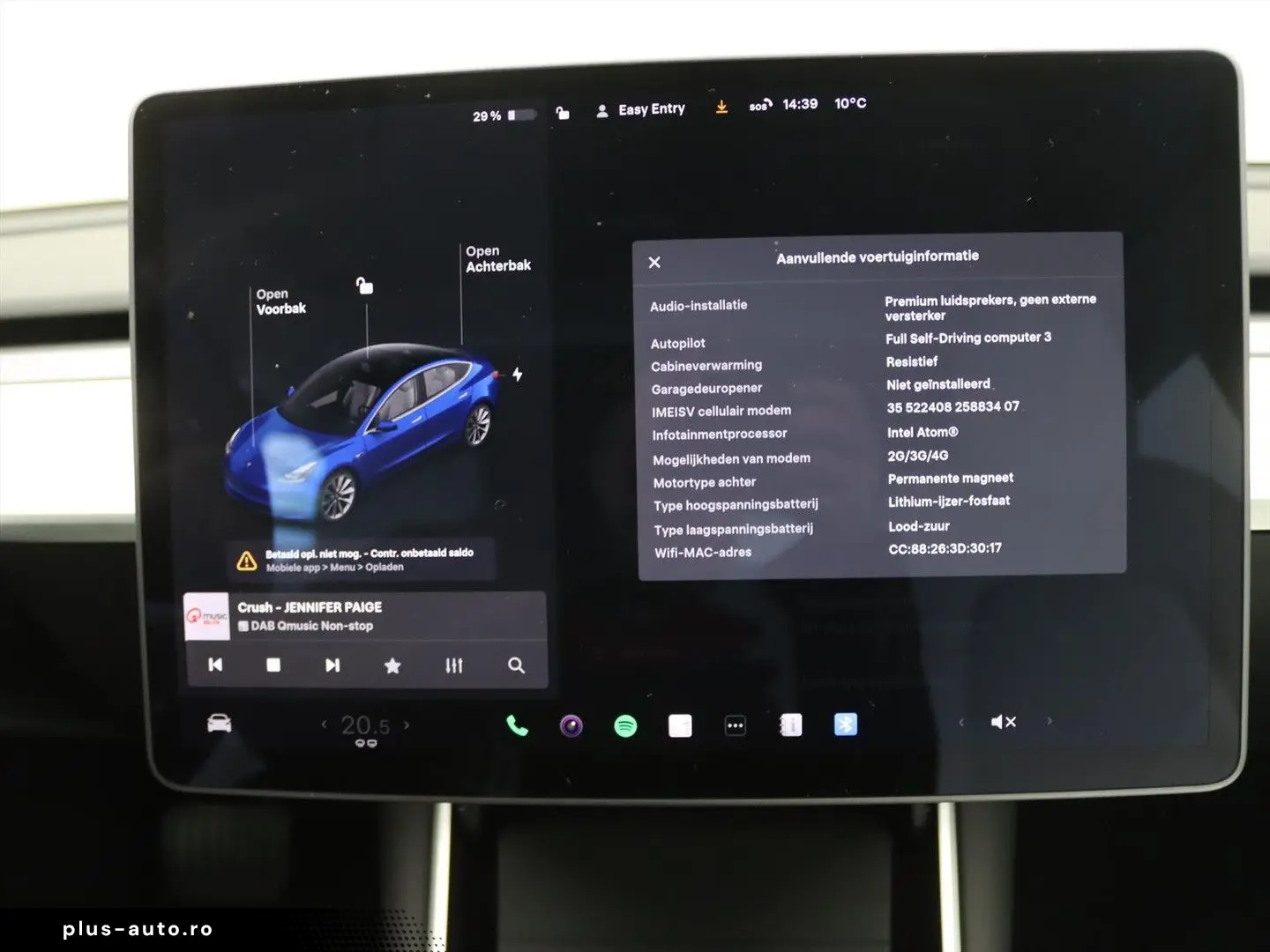 TESLA Model 3 Standard RWD Plus 92% SoH [ LFP-ACCU WIT