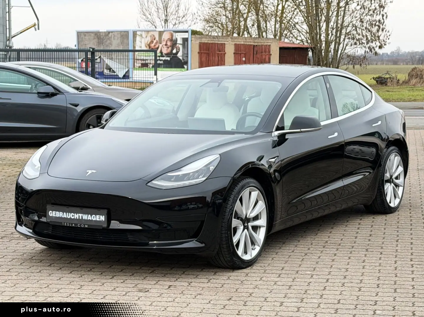 TESLA Model 3 Standard Plus 1.Hand AHK Leder Weiß