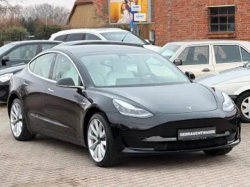TESLA Model 3 Standard Plus 1.Hand AHK Leder Weiß