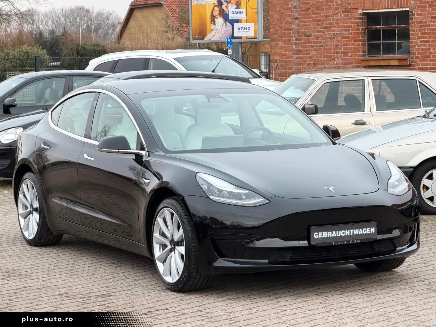 TESLA Model 3 Standard Plus 1.Hand AHK Leder Weiß