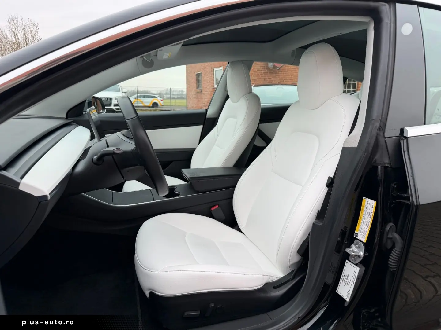 TESLA Model 3 Standard Plus 1.Hand AHK Leder Weiß