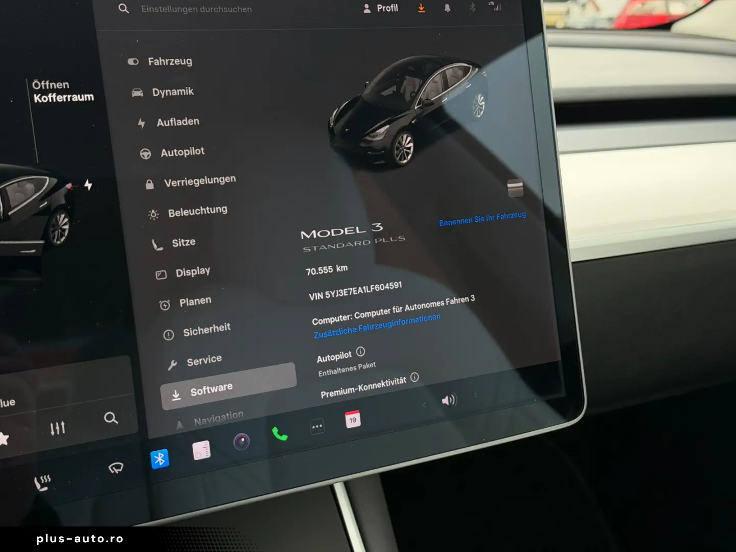 TESLA Model 3 Standard Plus 1.Hand AHK Leder Weiß