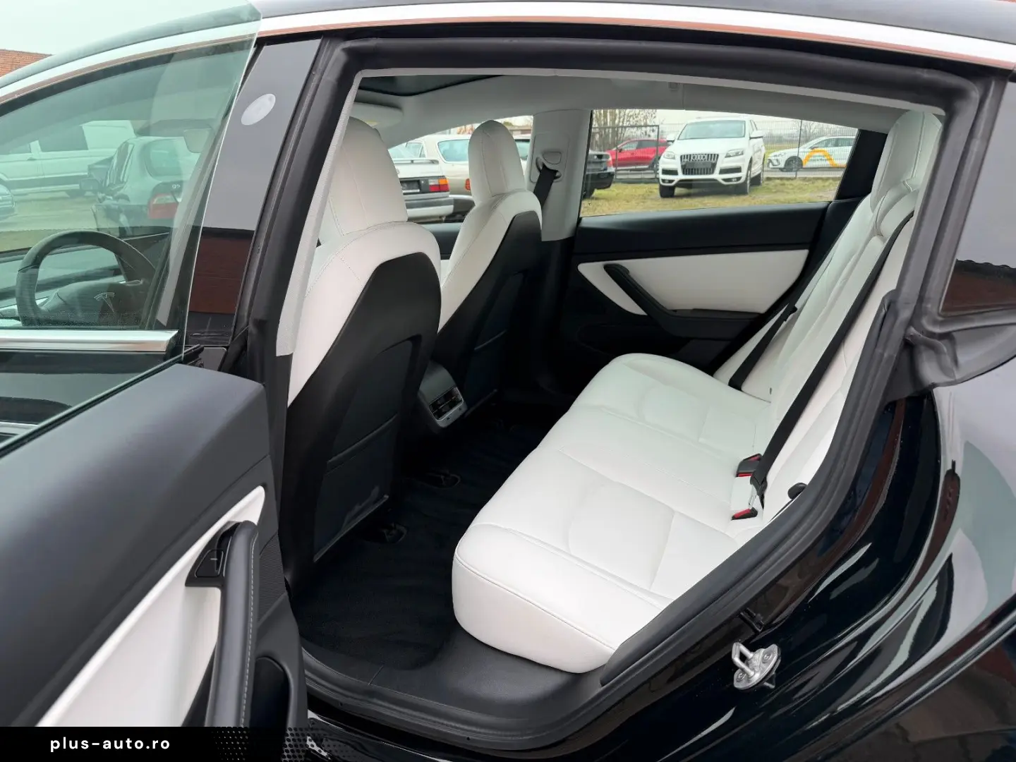 TESLA Model 3 Standard Plus 1.Hand AHK Leder Weiß