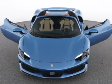 FERRARI 296 GTS 2 Schicht Spezialfarbe Azzuro California