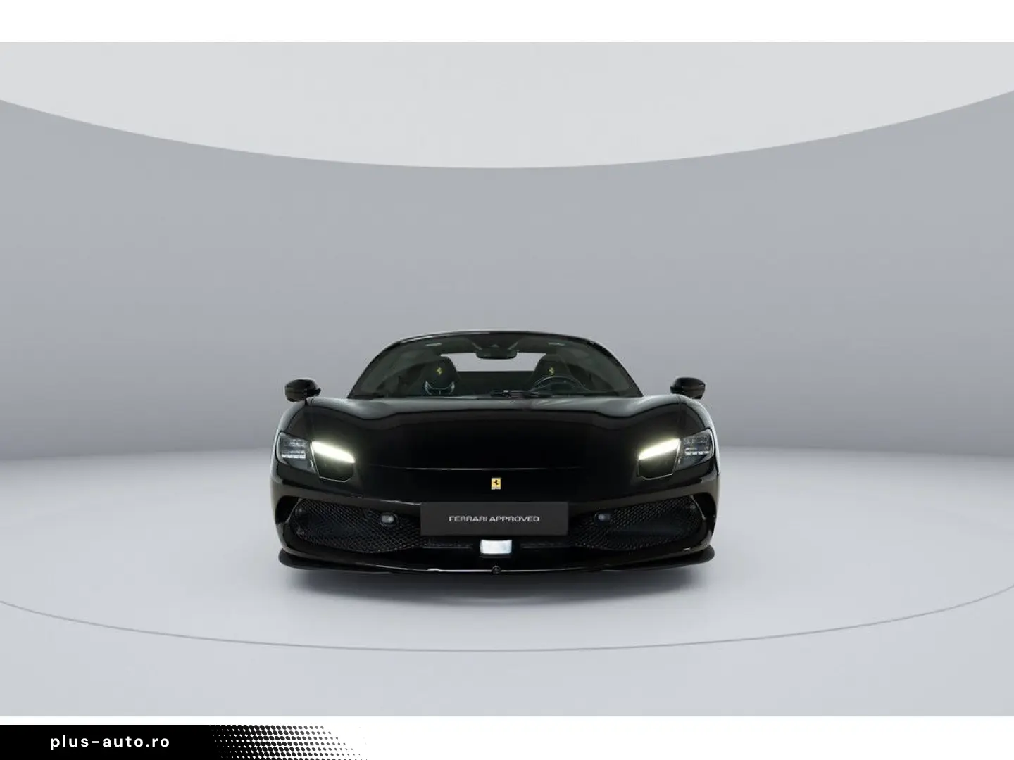 FERRARI 296 GTS  All Black-Giallo Details LEDs LIFT