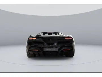 FERRARI 296 GTS  All Black-Giallo Details LEDs LIFT