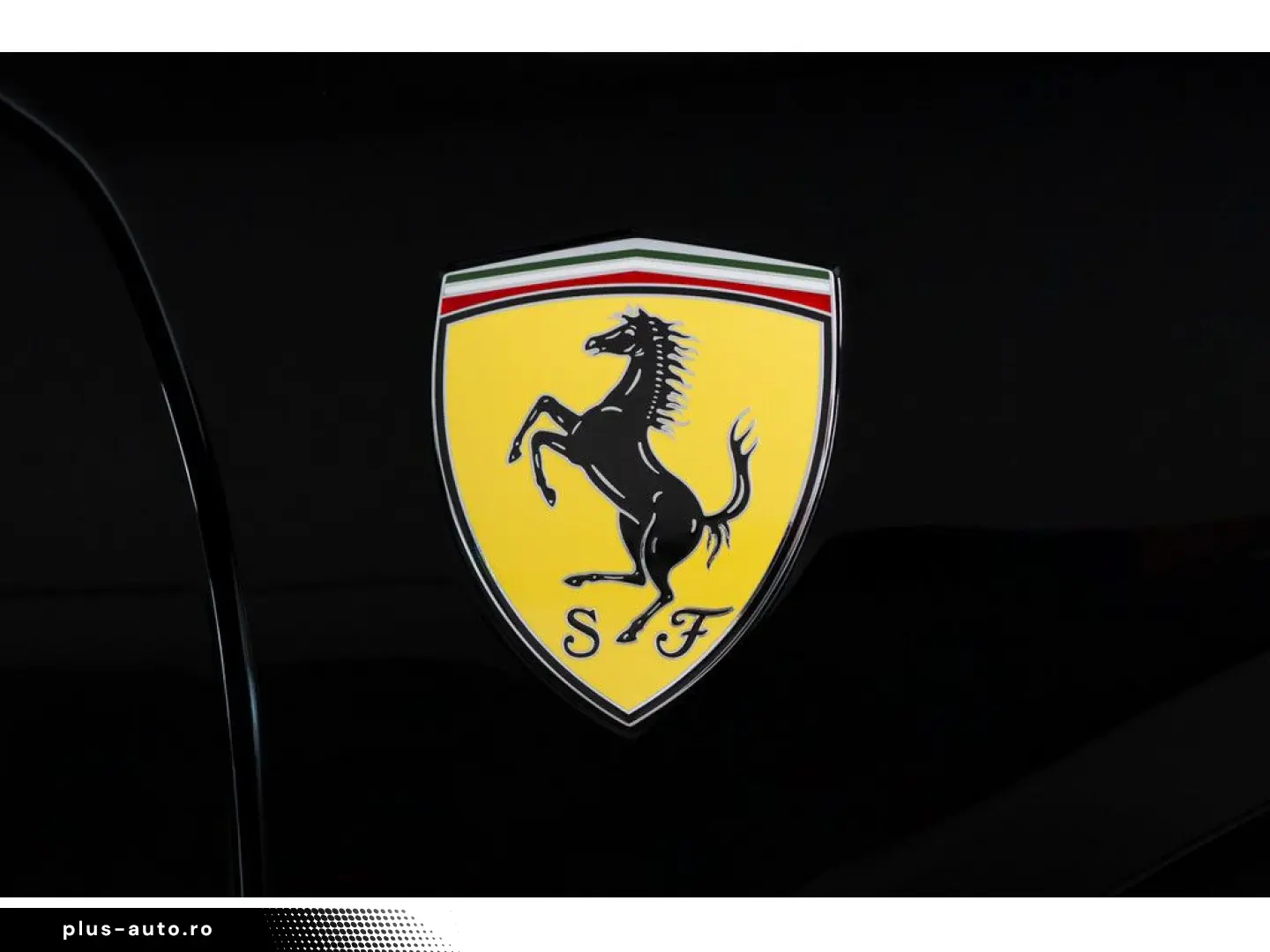 FERRARI 296 GTS  All Black-Giallo Details LEDs LIFT
