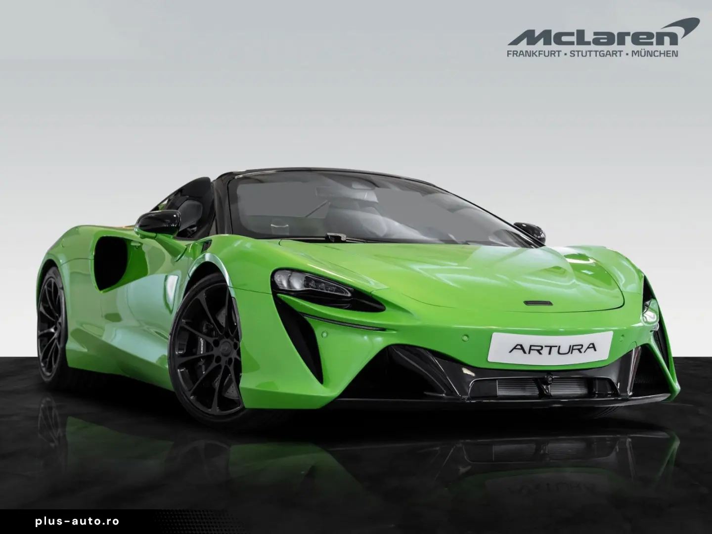 MCLAREN Artura Spider   Mantis Green   Sports Exhaust