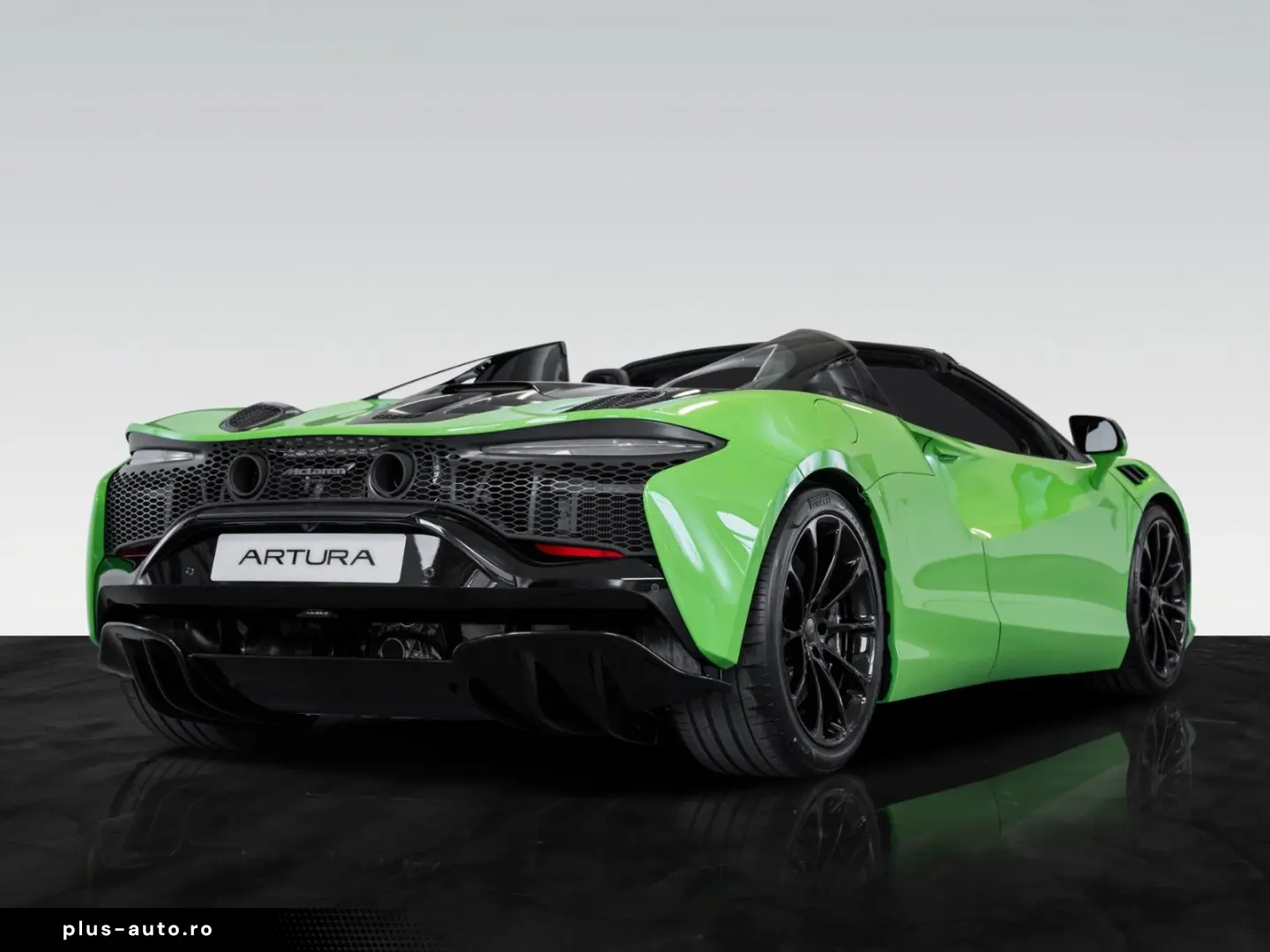 MCLAREN Artura Spider   Mantis Green   Sports Exhaust