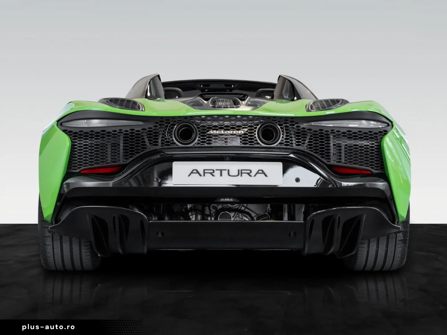 MCLAREN Artura Spider   Mantis Green   Sports Exhaust
