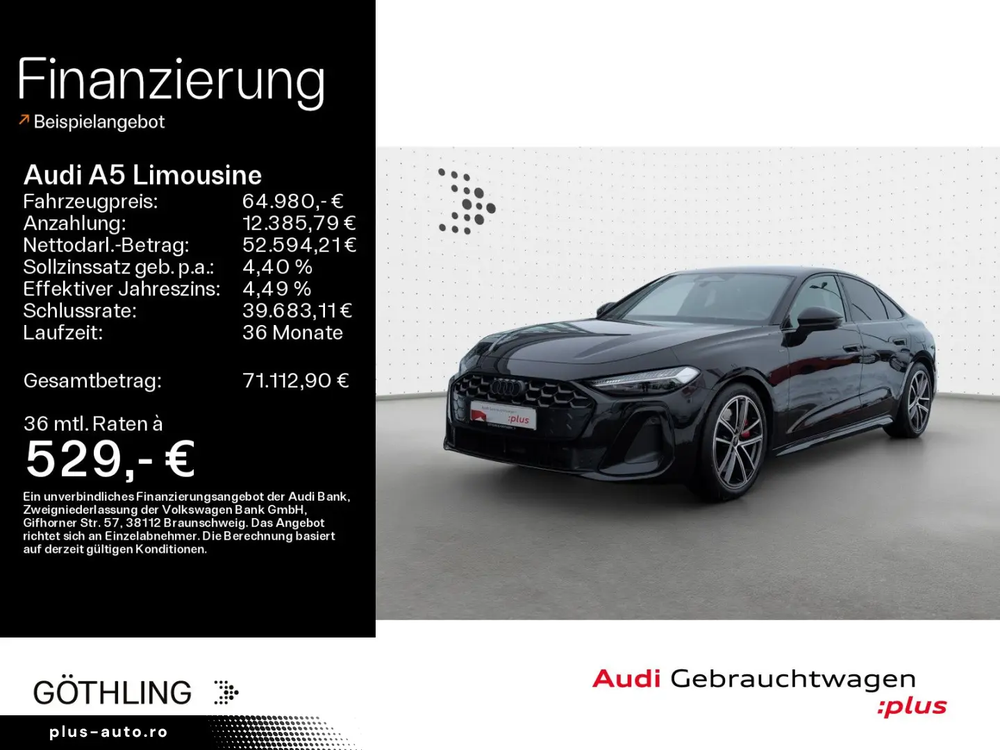 AUDI A5 Limousine e-hybrid qu 2x S line S tro HUD Mat