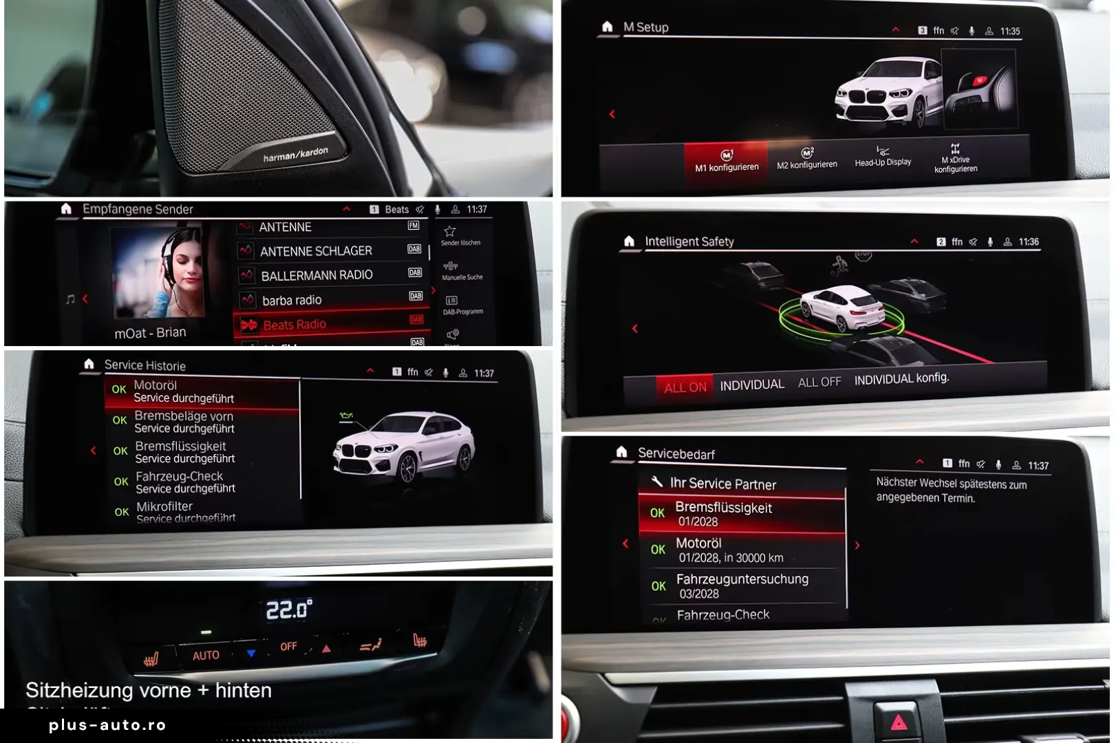 BMW X4 M HARMAN KAMERA360 HUD ANHÄNGER SITZBELÜFTUNG