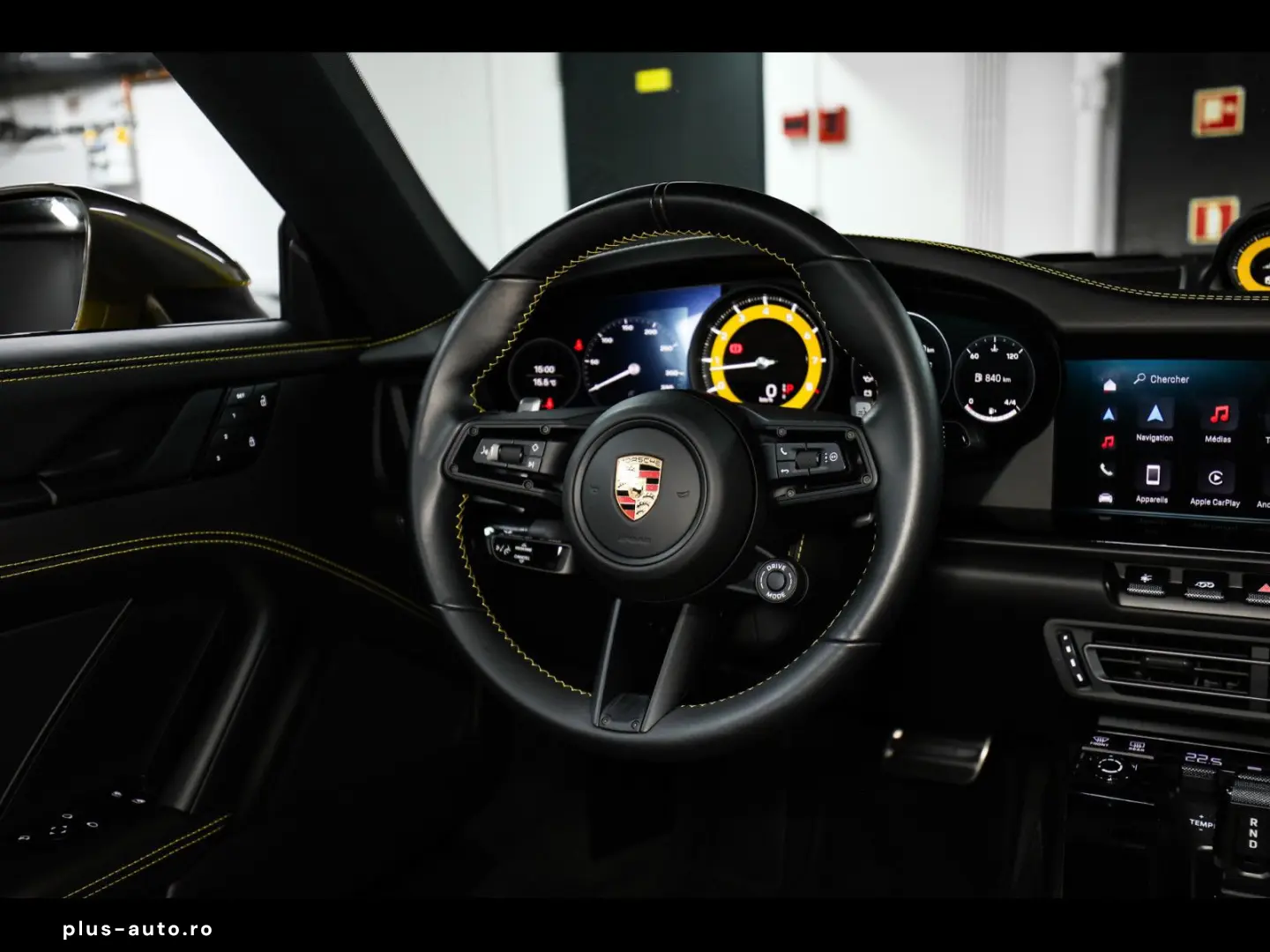 PORSCHE 911 992.1 CARRERA T PDK - SPORTDESIGN BLACK PANO