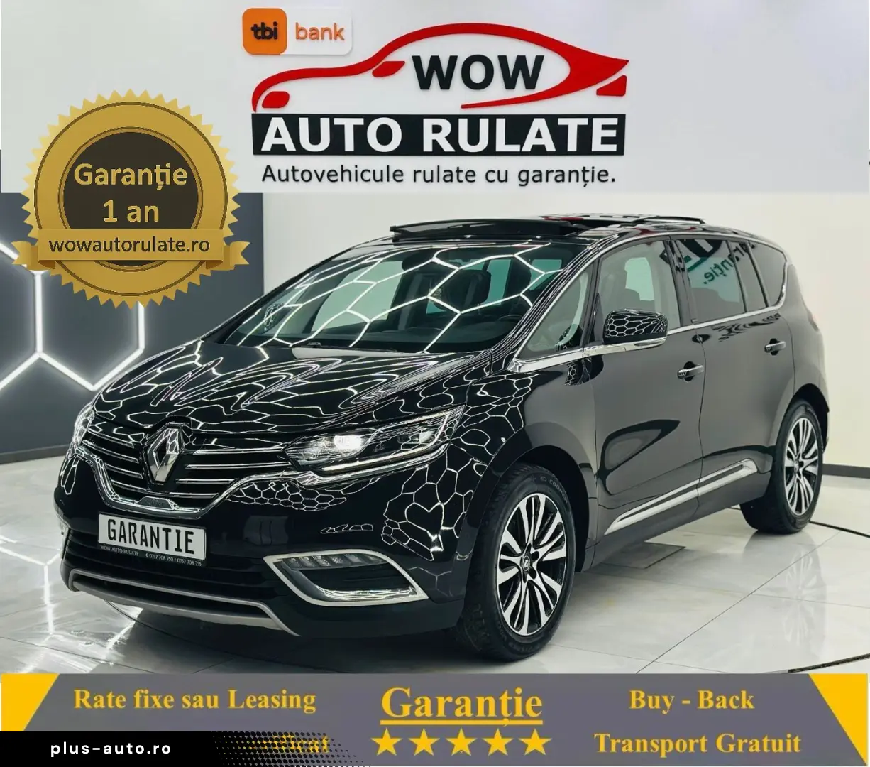 RENAULT ESPACE 2018 1.6D E6 Garantie 12 Luni Rate Avans 0 Do