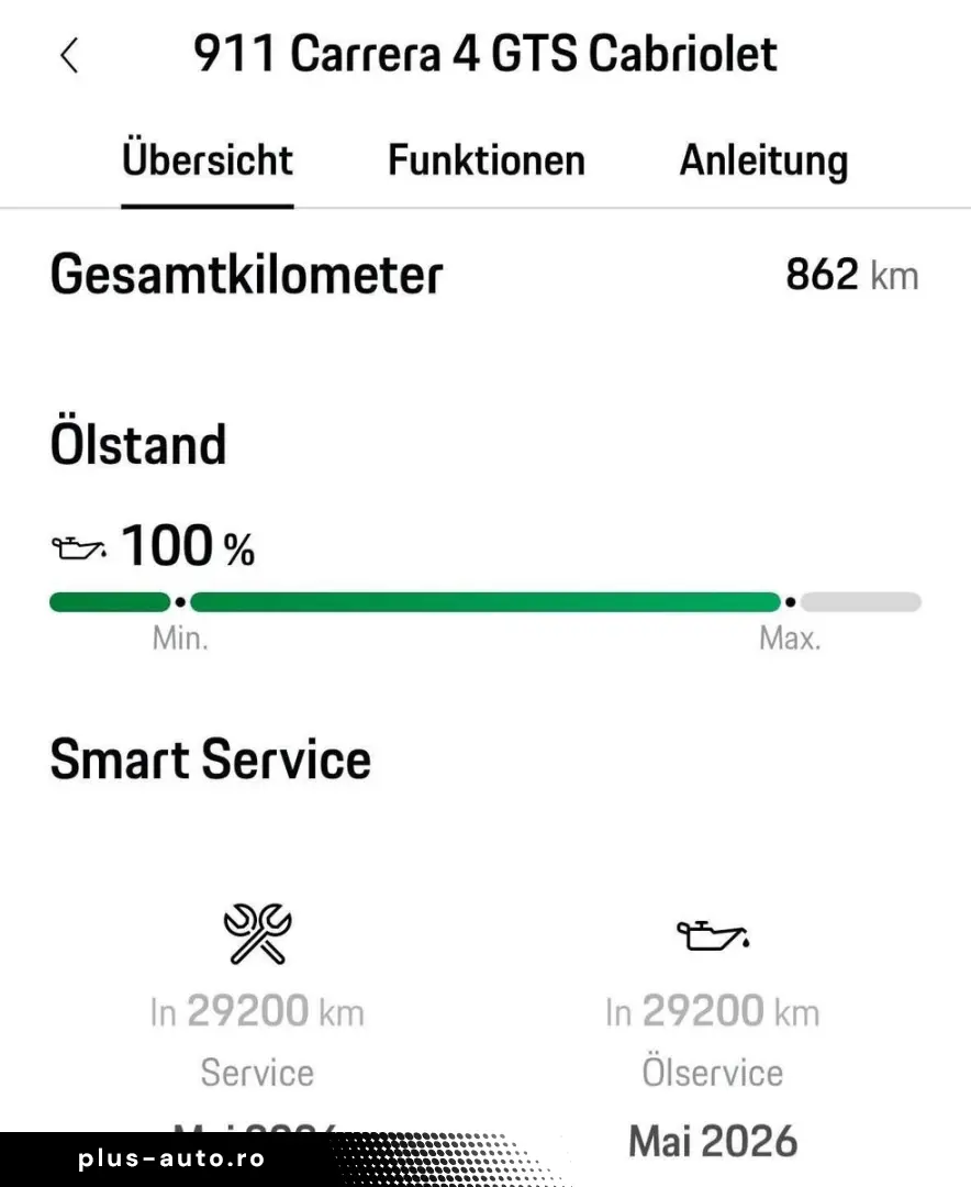PORSCHE 992 Carrera 4 GTS Cab. Lift Inno Matrix Bose 18-