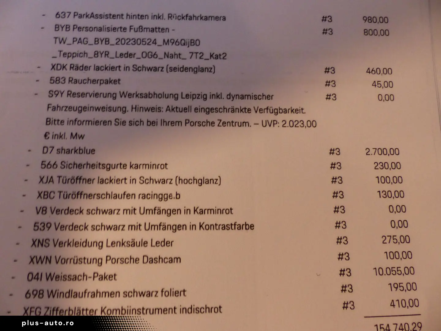 PORSCHE 718 Boxster Spyder RS  Weissach