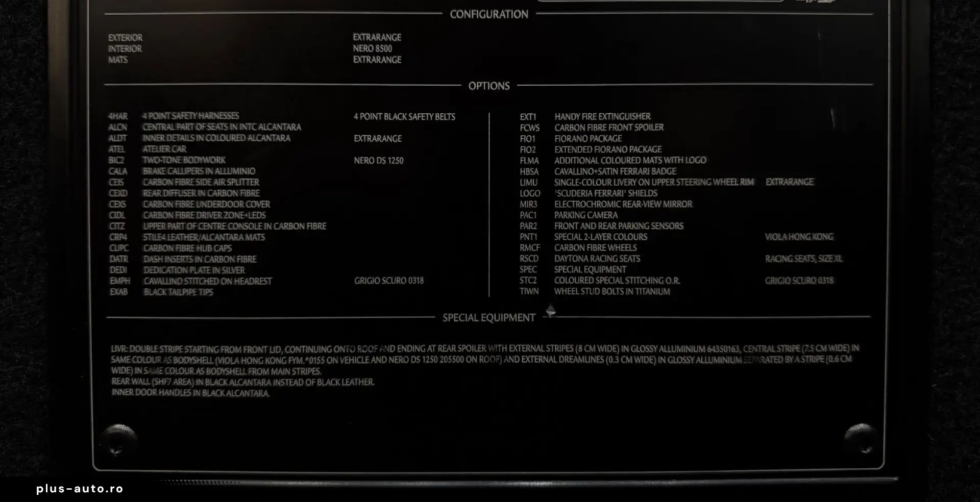 FERRARI Assetto Fiorano  Atelier Viola-Hong-Kong