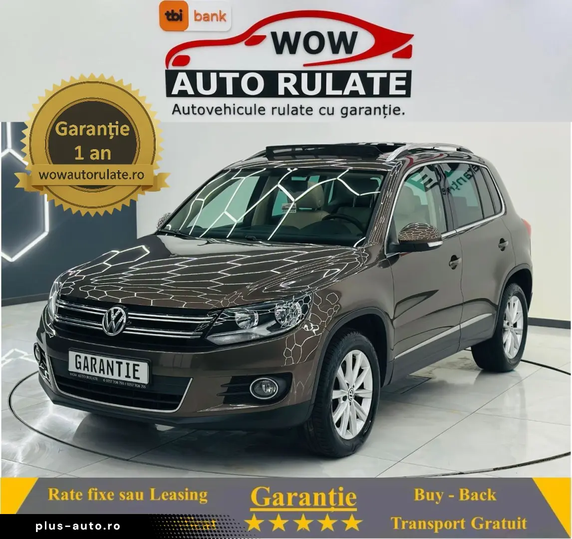 VOLKSWAGEN TIGUAN 2014 2.0D E5 4X4 Garantie 12 Luni Rate Ava