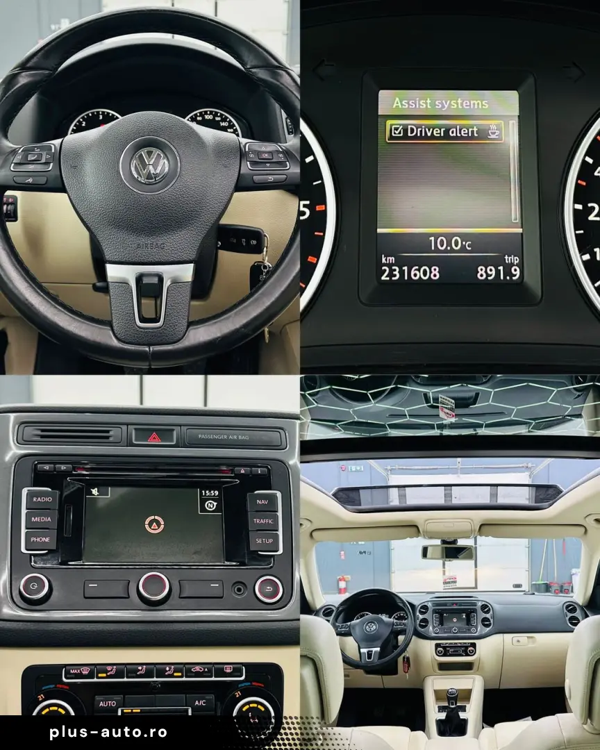 VOLKSWAGEN TIGUAN 2014 2.0D E5 4X4 Garantie 12 Luni Rate Ava