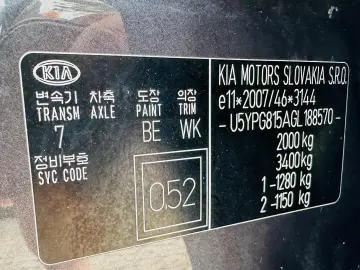 Kia Sportage   1.7 Diesel 116 Cp   Fab. 11.2016   Euro 6