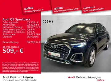 AUDI Q5 Sportback 50 TFSIe q. S line  Matrix