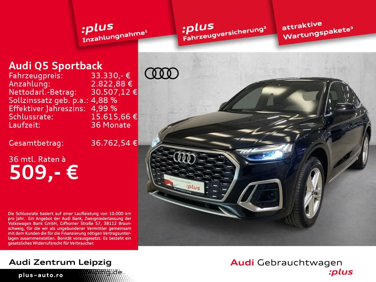 AUDI Q5 Sportback 50 TFSIe q. S line  Matrix