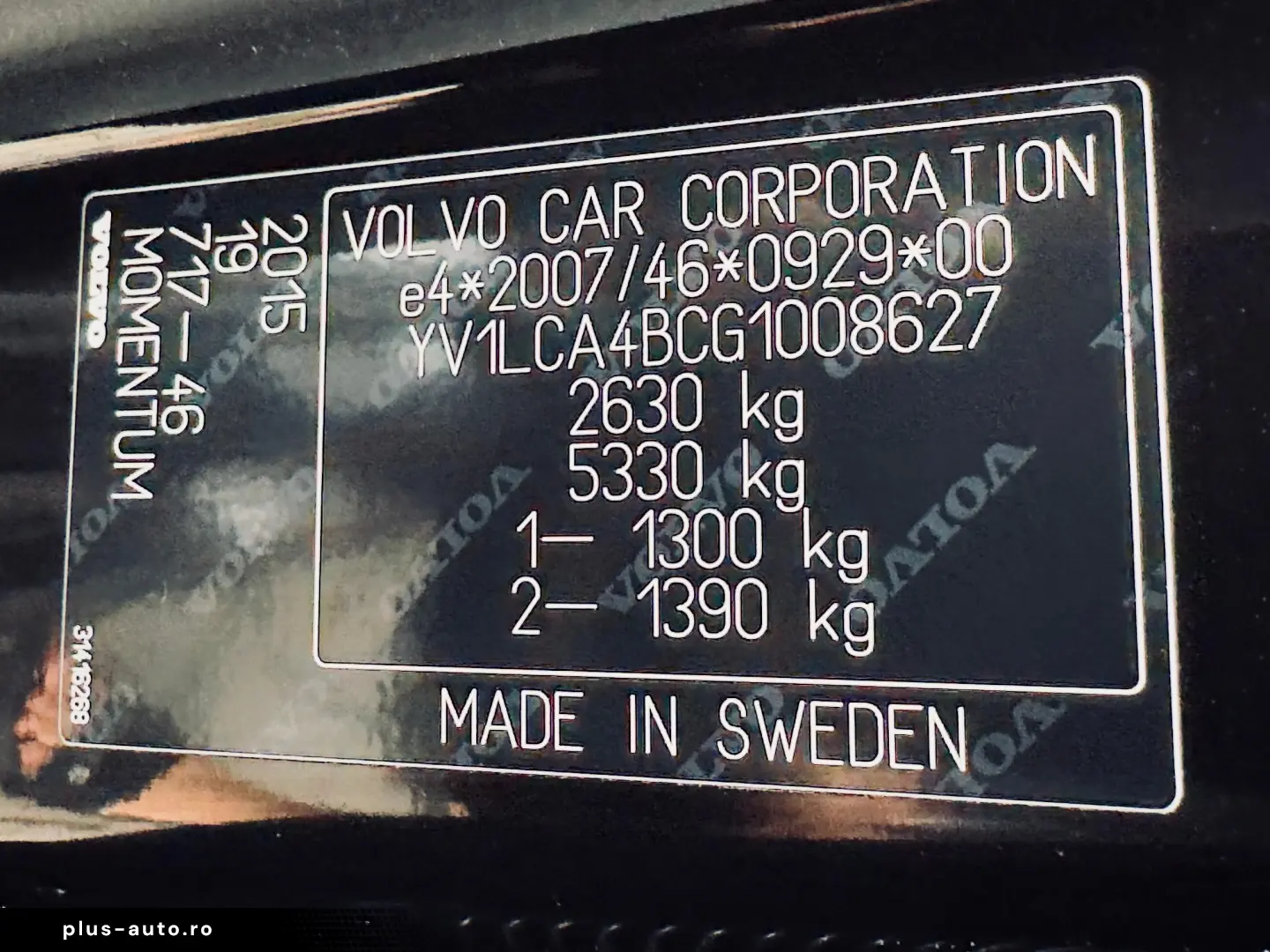 Volvo XC 90  2.0 Diesel 224 cp Euro 6  Fab 06-2015