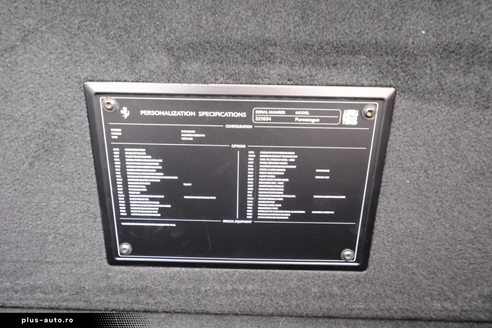 FERRARI Purosangue-SPECIAL COLOUR-FULL CARBON-PANO